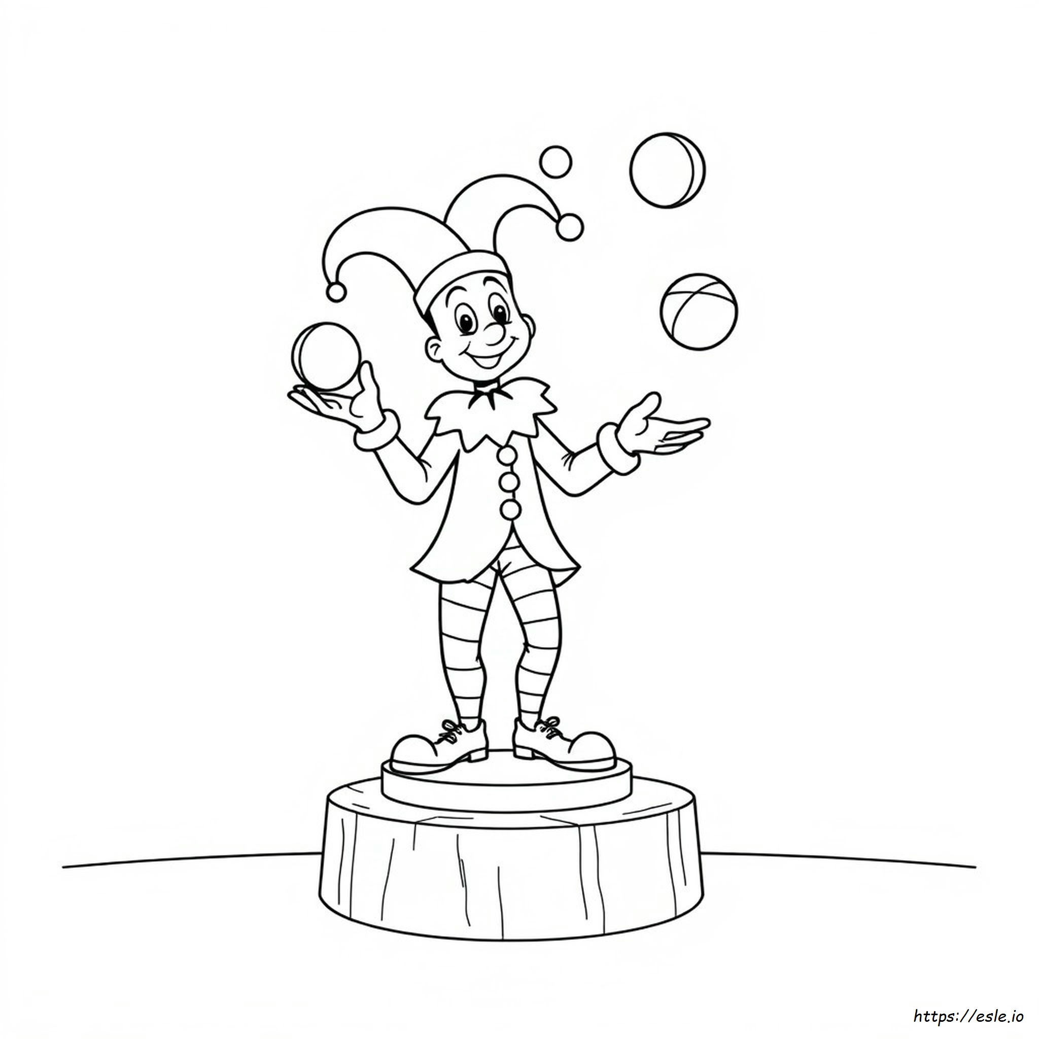 Jester Banban Gambar Mewarnai untuk Dicetak Gratis