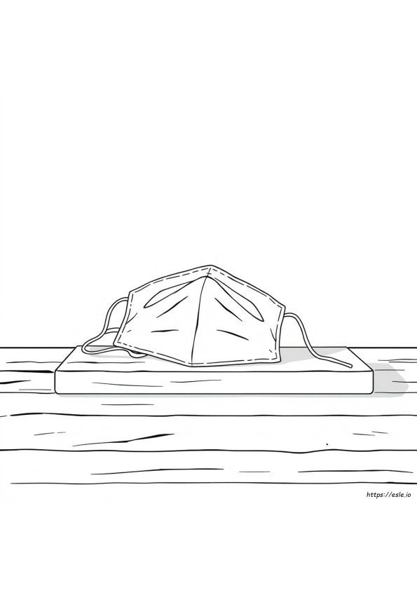 Mask Colouring Page
