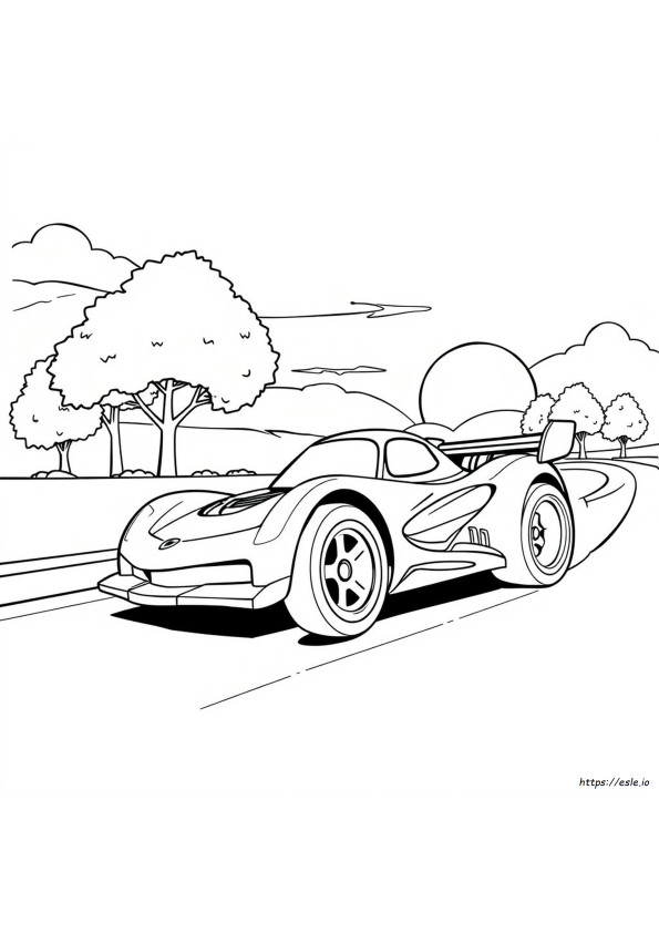 Print Hot Wheels Colouring