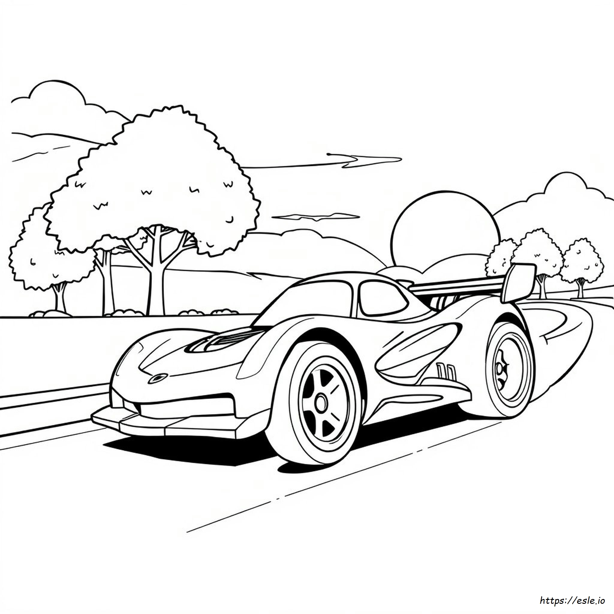 Print Hot Wheels Colouring