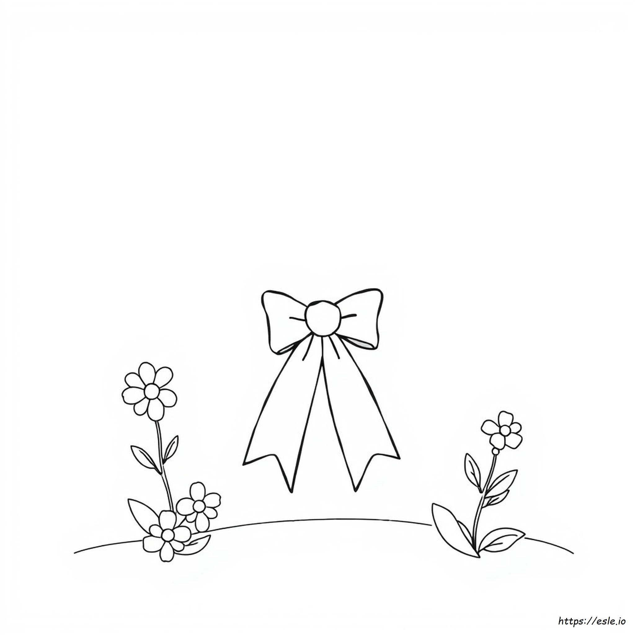 Printable Red Ribbon Coloring Pages