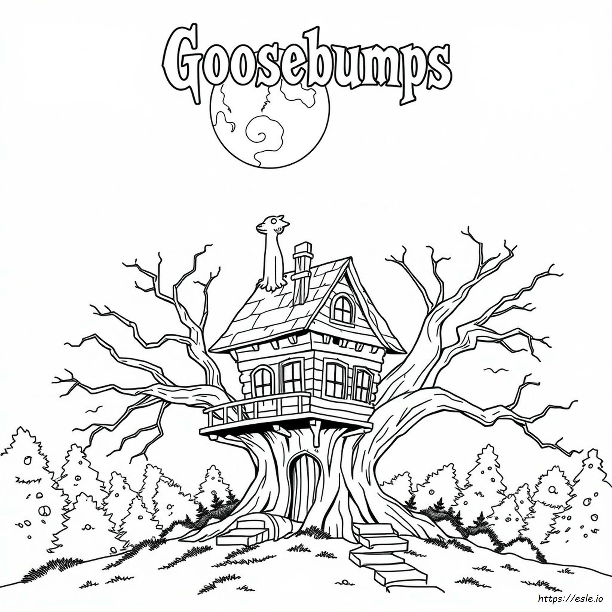 Free Printable Goosebumps Coloring Pages