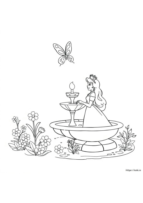 Disney Princess Gambar Mewarnai Png