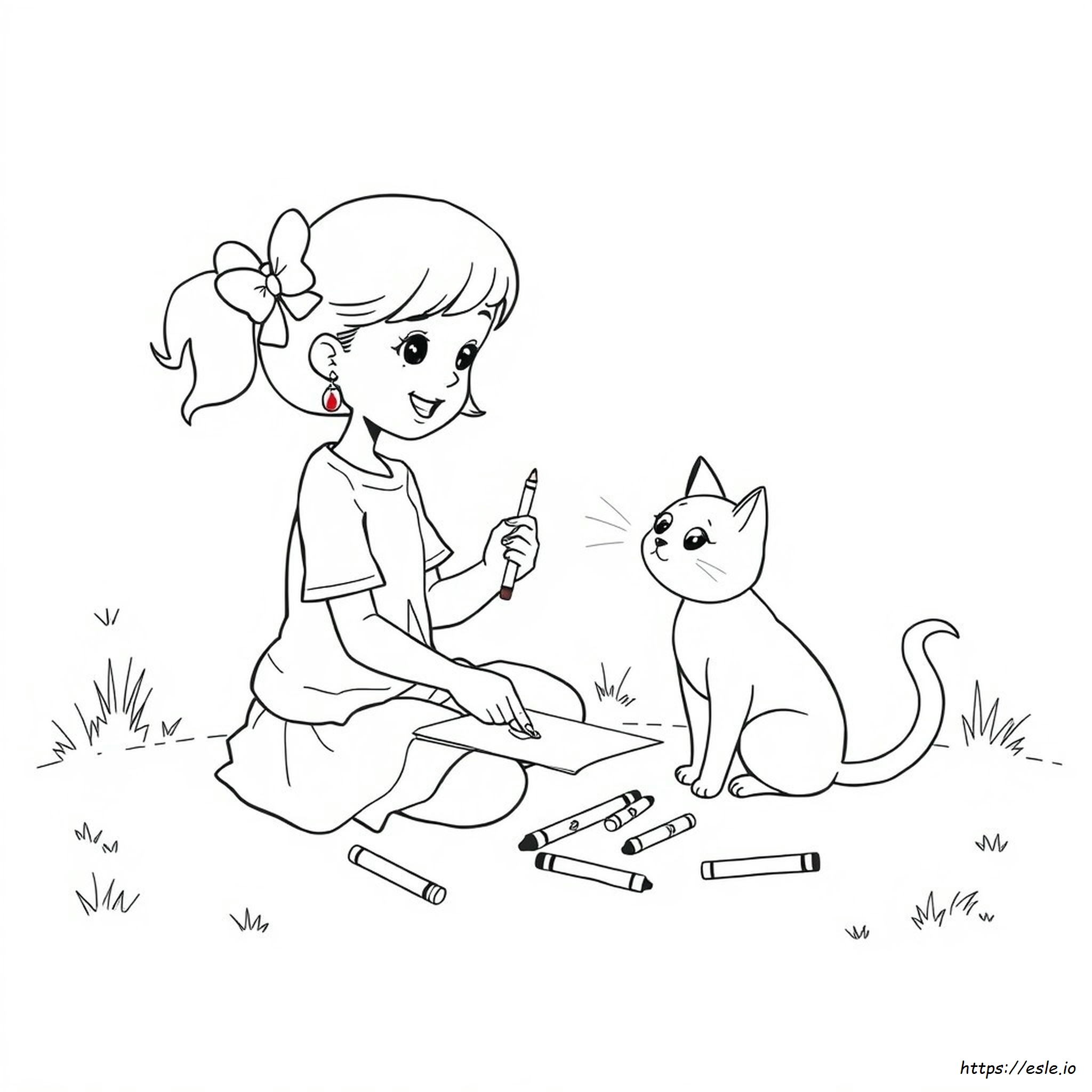 Mia Colouring Pages - Free Printable Coloring Page