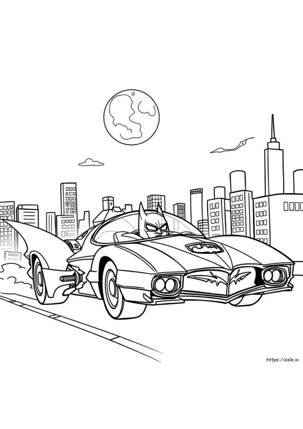 Coloriages De Batmobile À Imprimer Gratuit