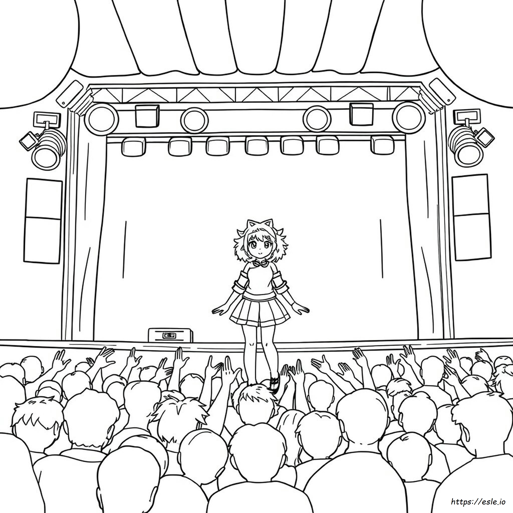 Mina Ashido Gambar Mewarnai - Superhero