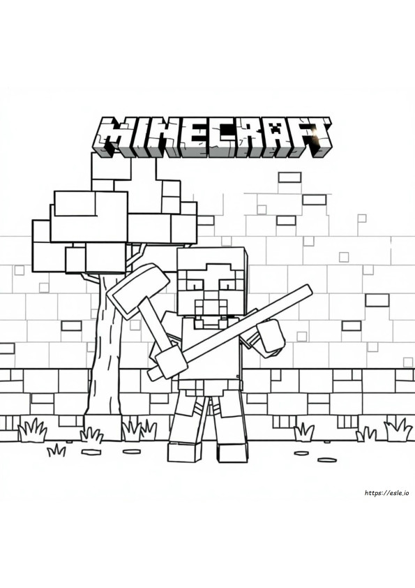 Pagini De Colorat Cu Filmul Minecraft
