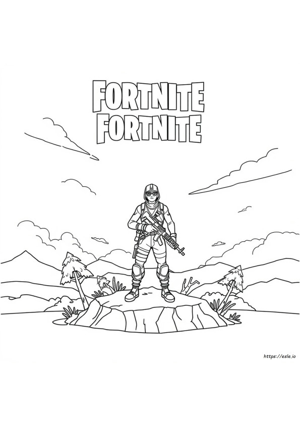 Fortnite Coloring Pages Pdf