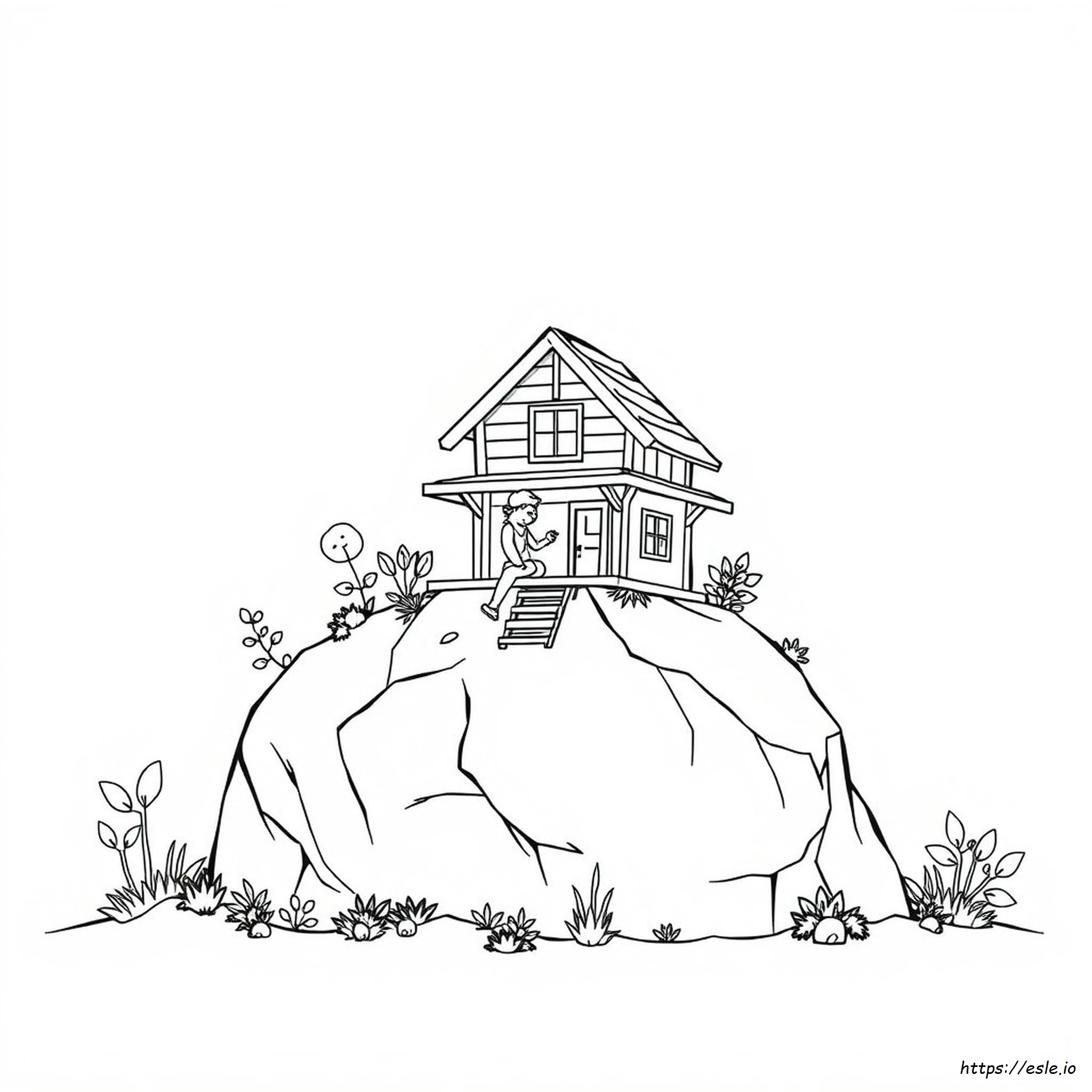 Build Your House On The Rock Coloring Page