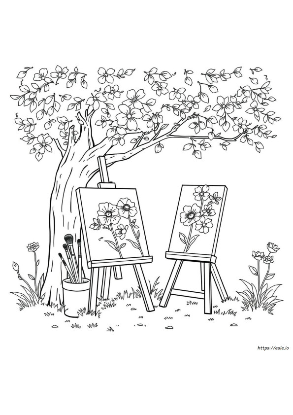 Fine Art Coloring Pages