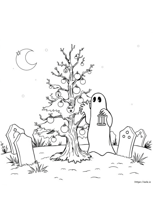Scary Christmas Coloring Pages