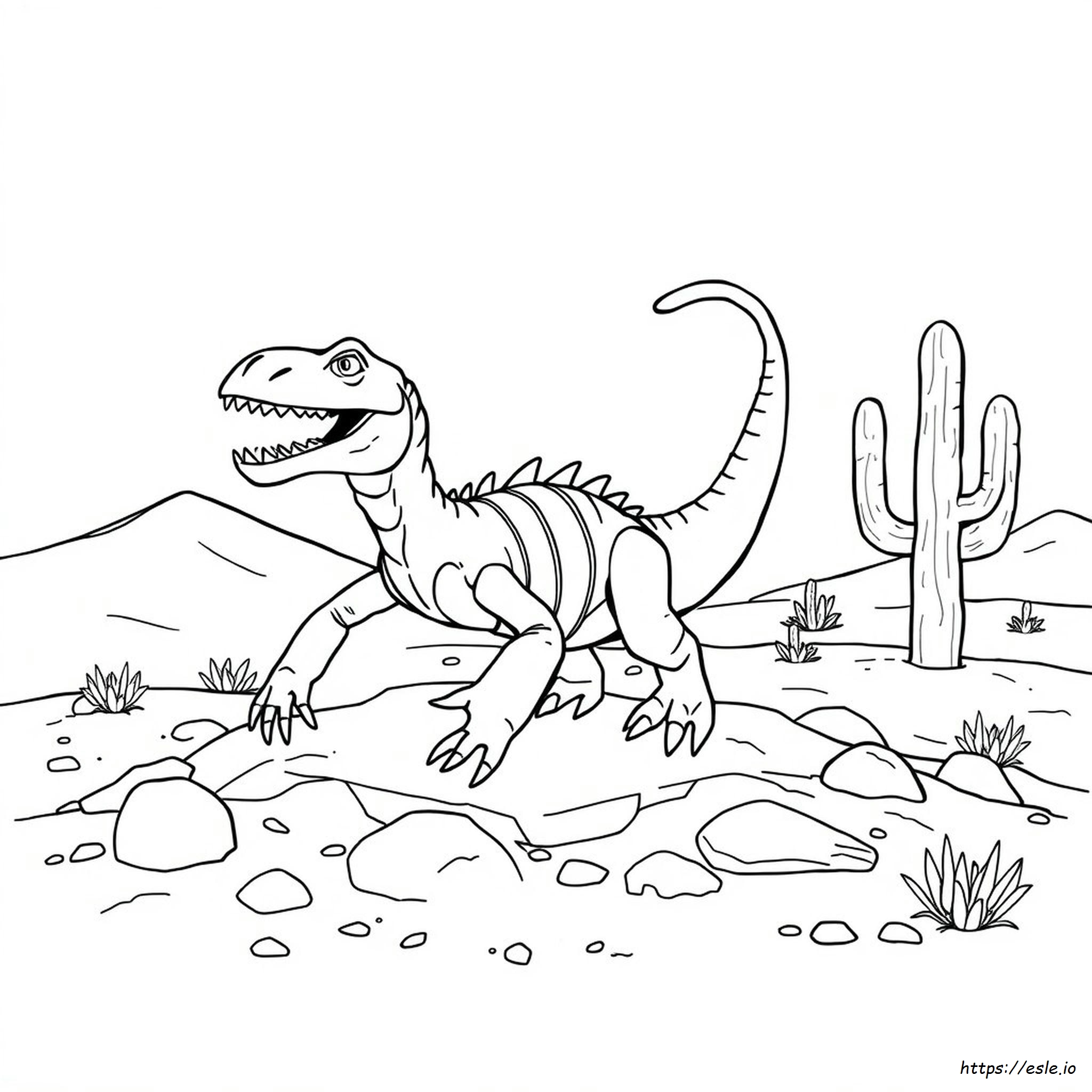 Scorpion Rex Coloring Page