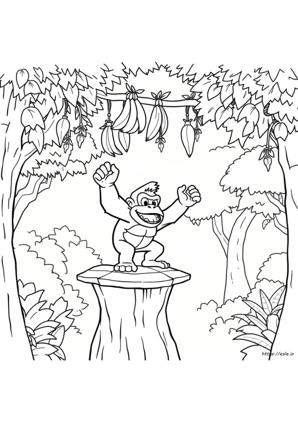 Donkey Kong Da Colorare