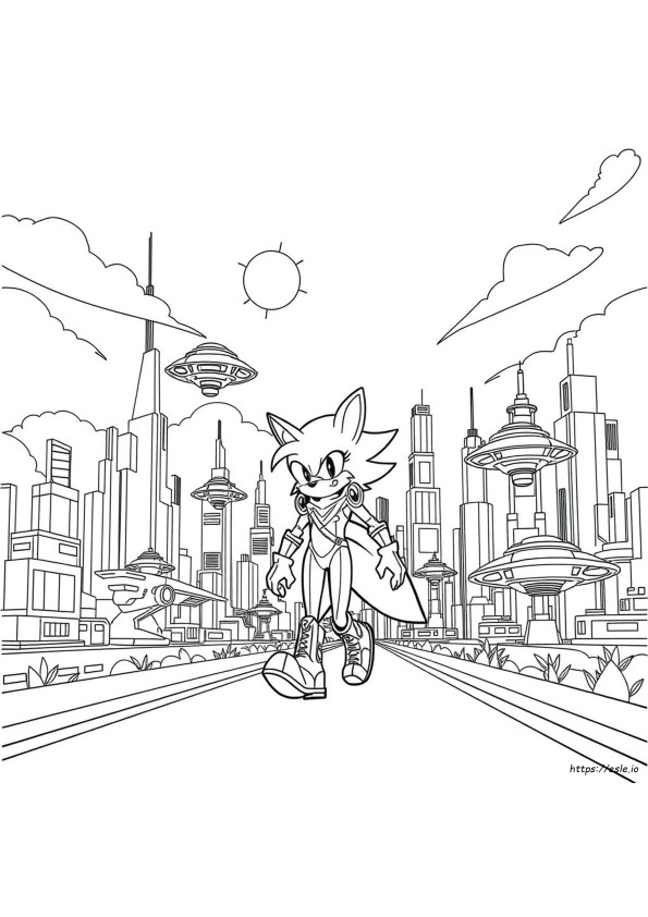 Coloriages Métal Sonic Tails