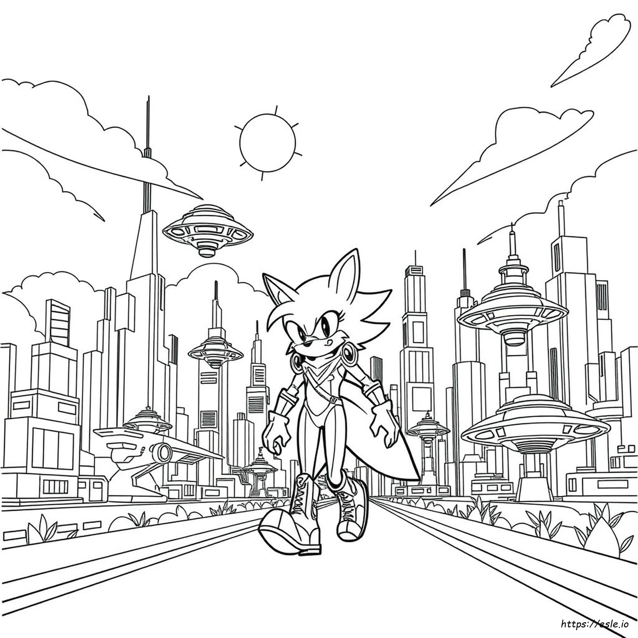 Metal Tails Gambar Mewarnai