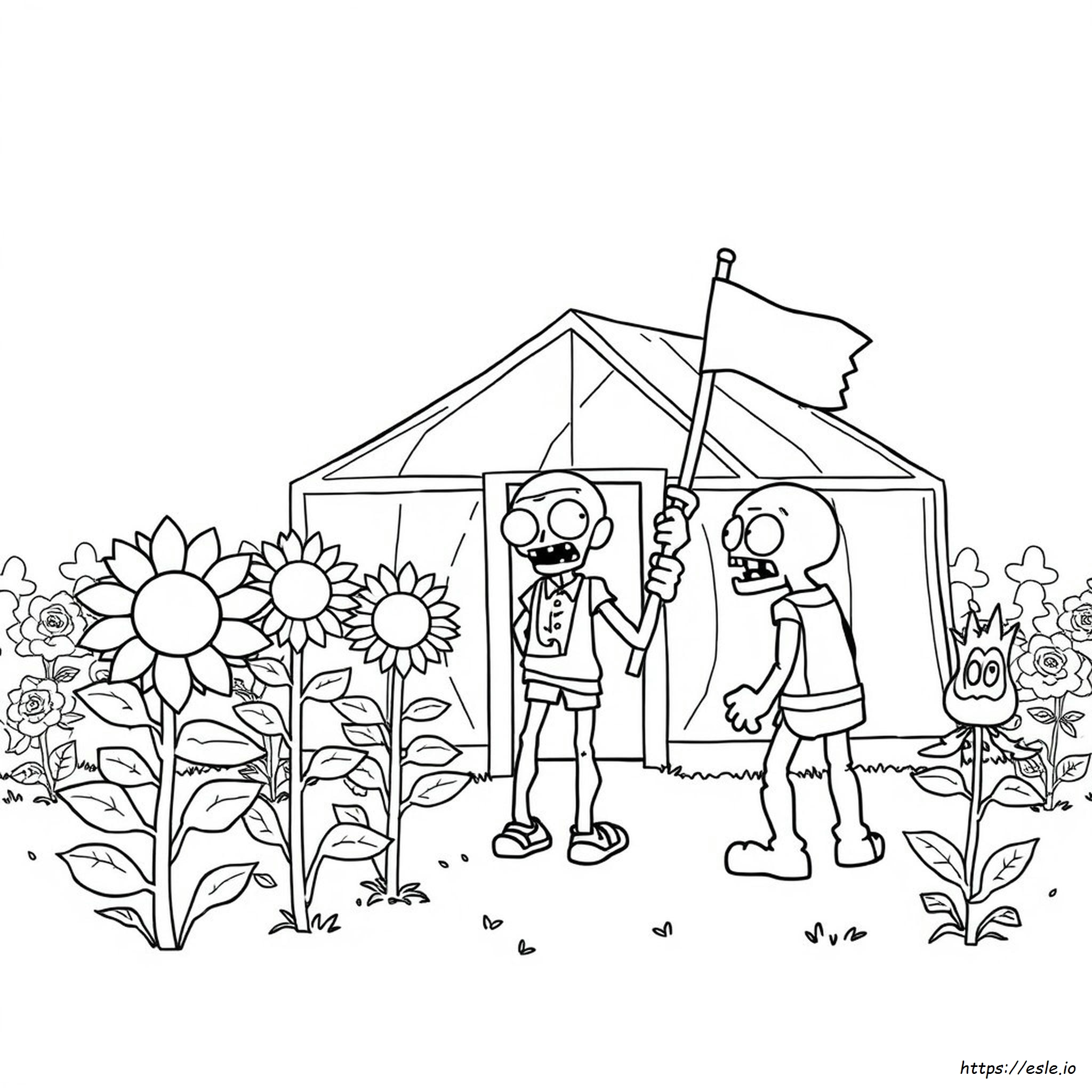 Pvz Colouring Pages