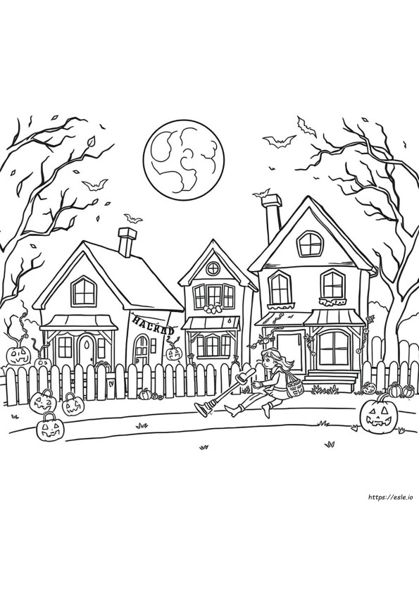 Dulciuri De Halloween De Colorat Gratis