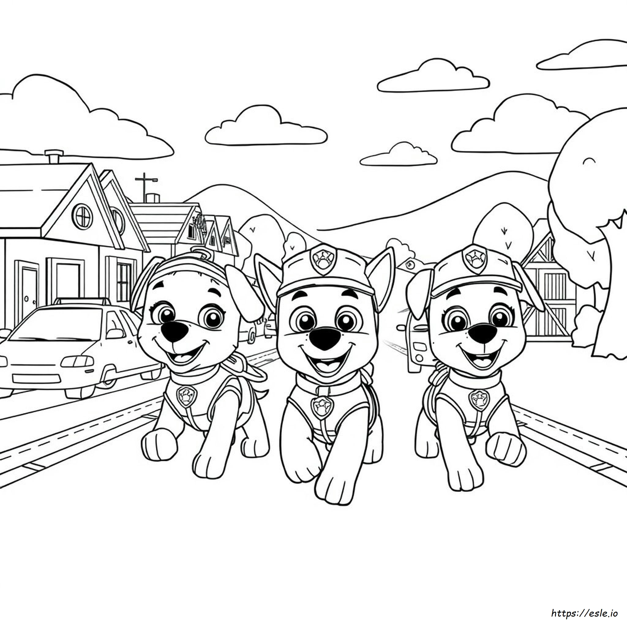 Paw Patrol Colouring Pages Free Printable