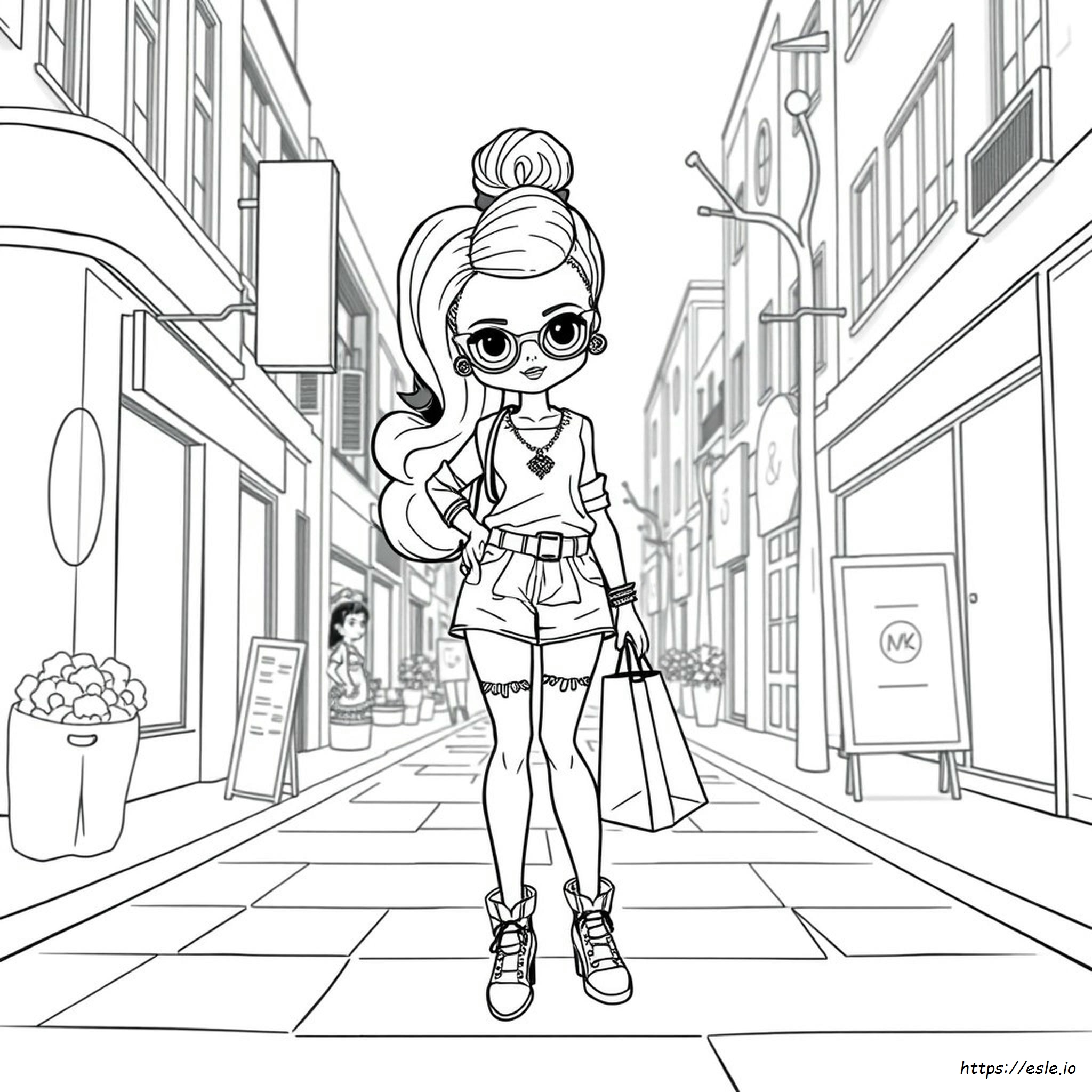 Big Sister Fashion Doll Lol Omg Coloring Pages