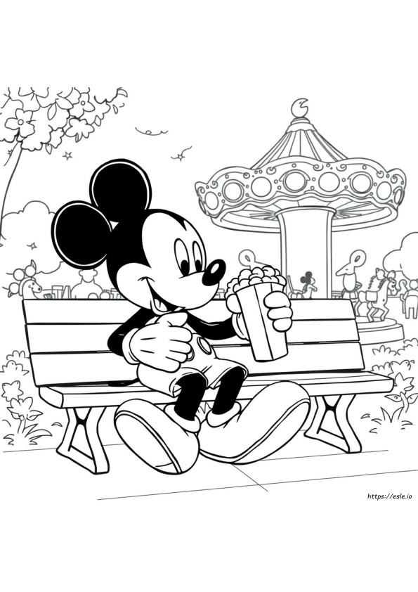 Mickey Mouse Adult Coloring Pages