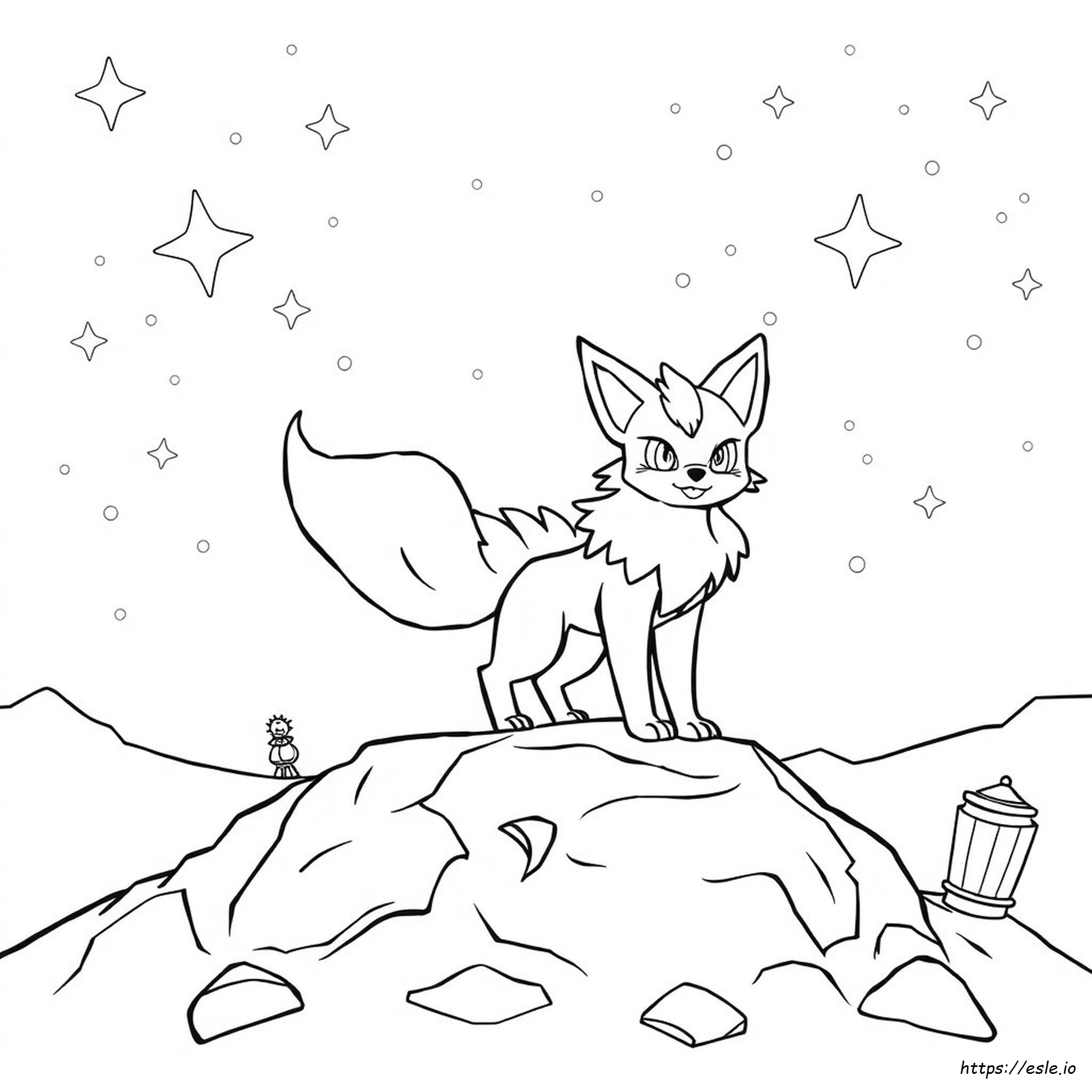Zorua Coloring Page