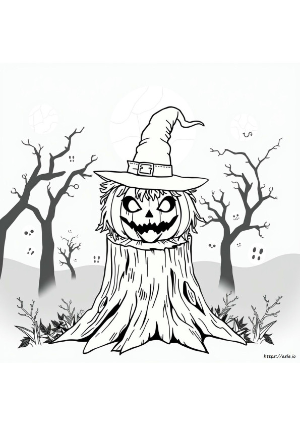 Trippy Halloween Coloring Pages