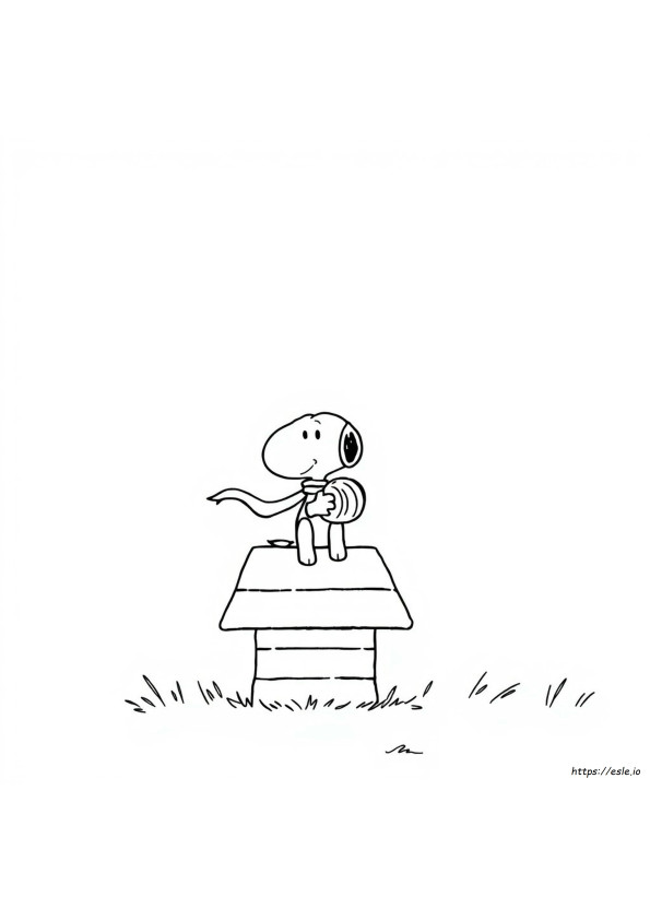 Snoopy Kleurplaten