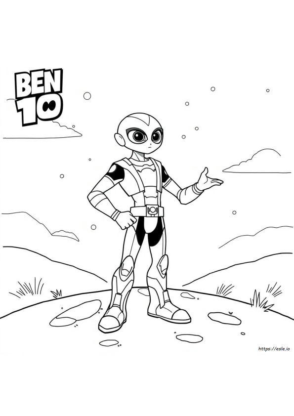 Ben 10 Coloring Pages Free Download