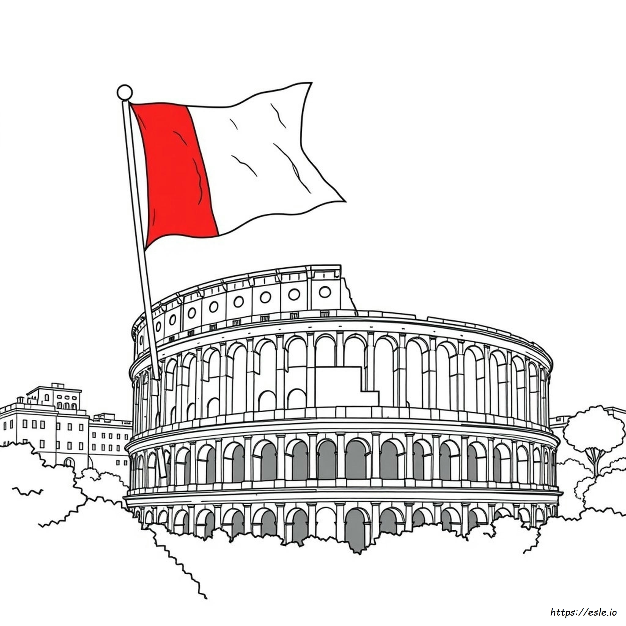 Italy Coloring Pages For Kids