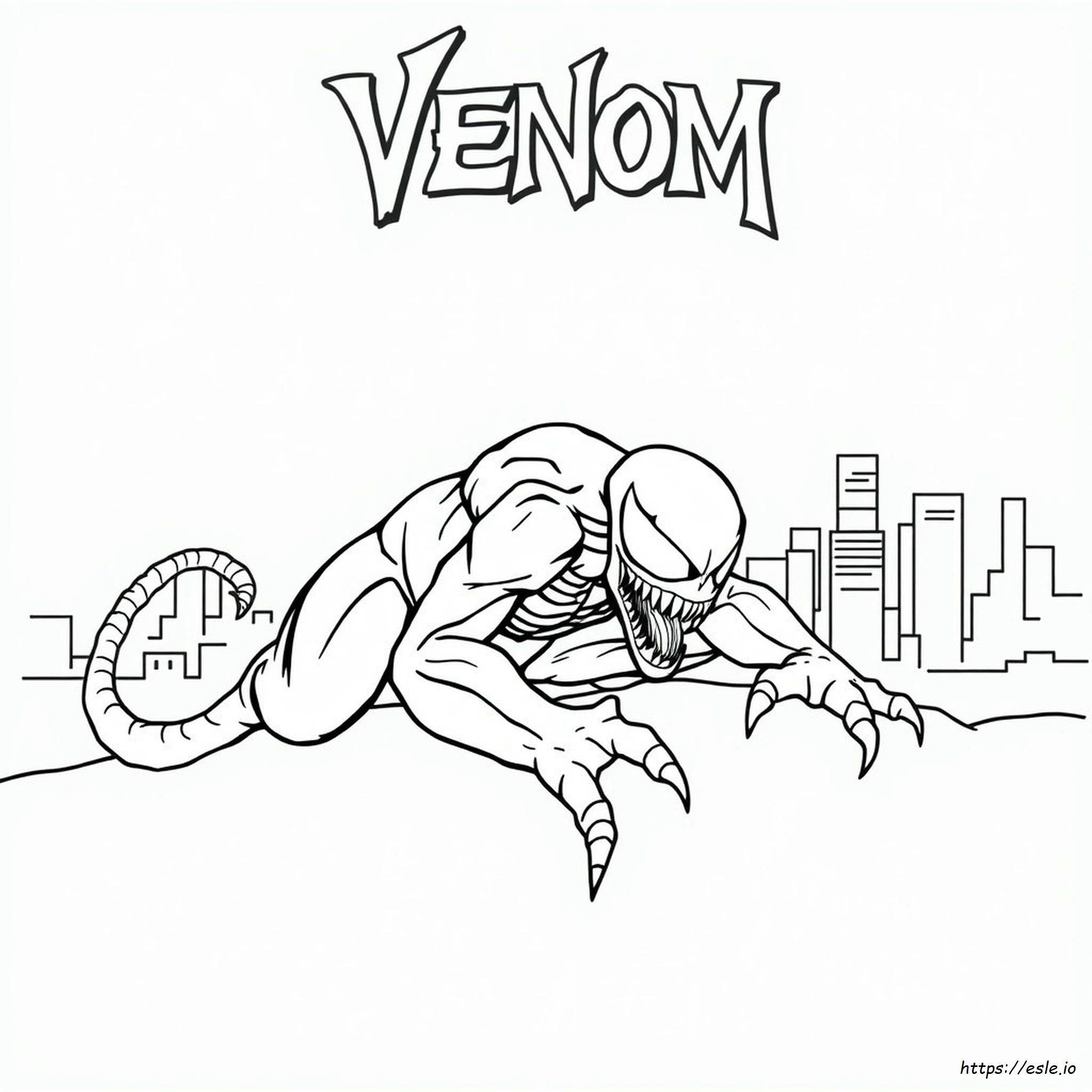Disegni Da Colorare Di Venom - Disegno Da Colorare