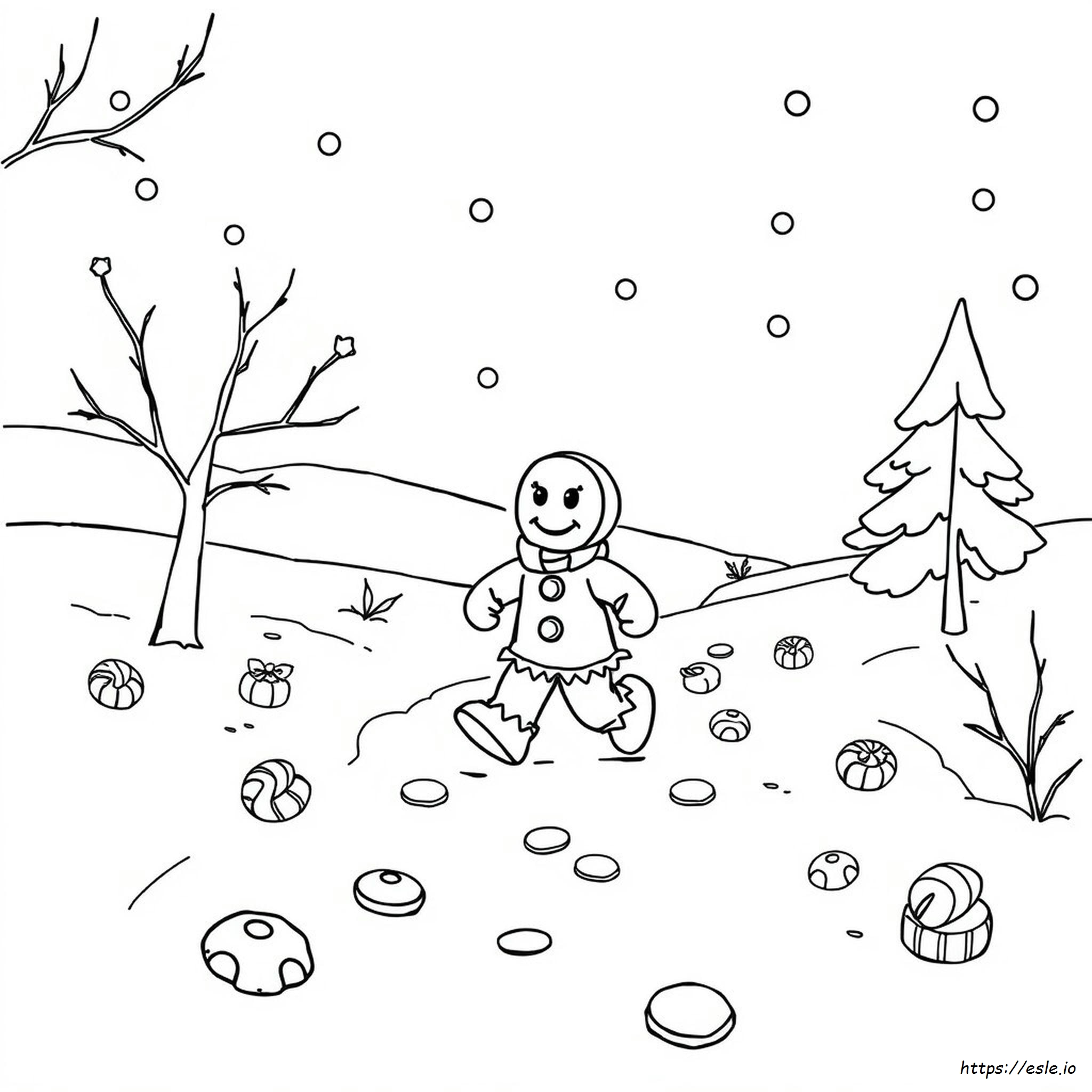 Free Printable Coloring Pages Gingerbread Man - Download and Color