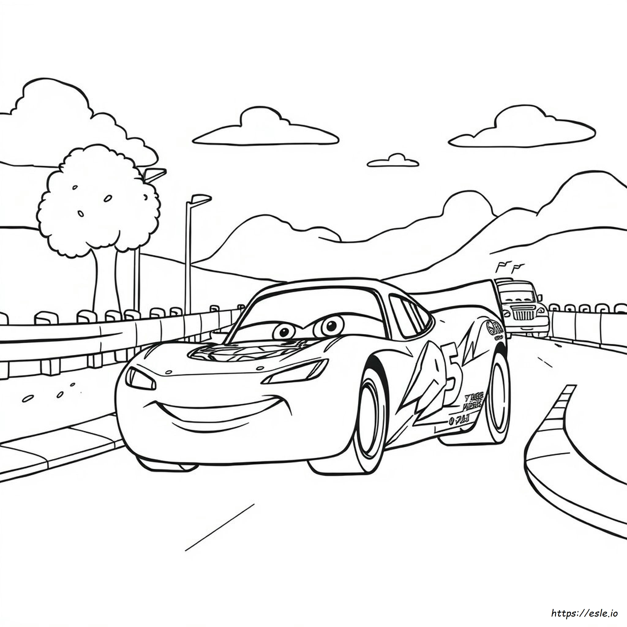 Coloriage Cars 3 Flash Mcqueen