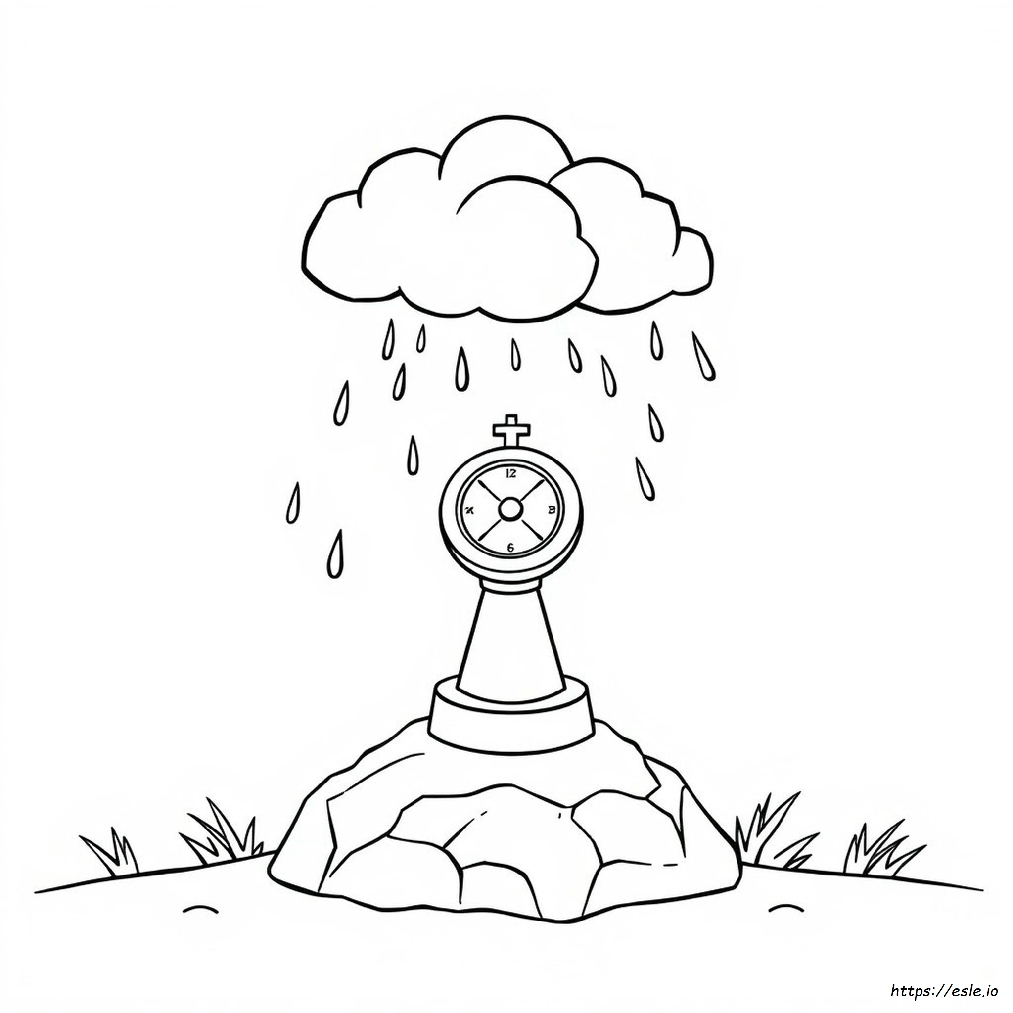 Coloriage Météo - Dessin à imprimer Gratuit