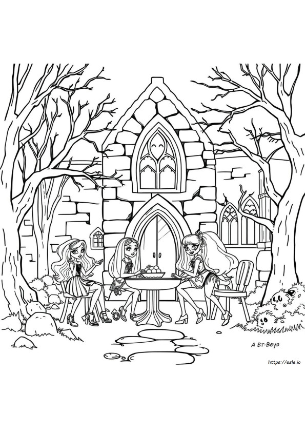 Abbey Monster High Ausmalbilder