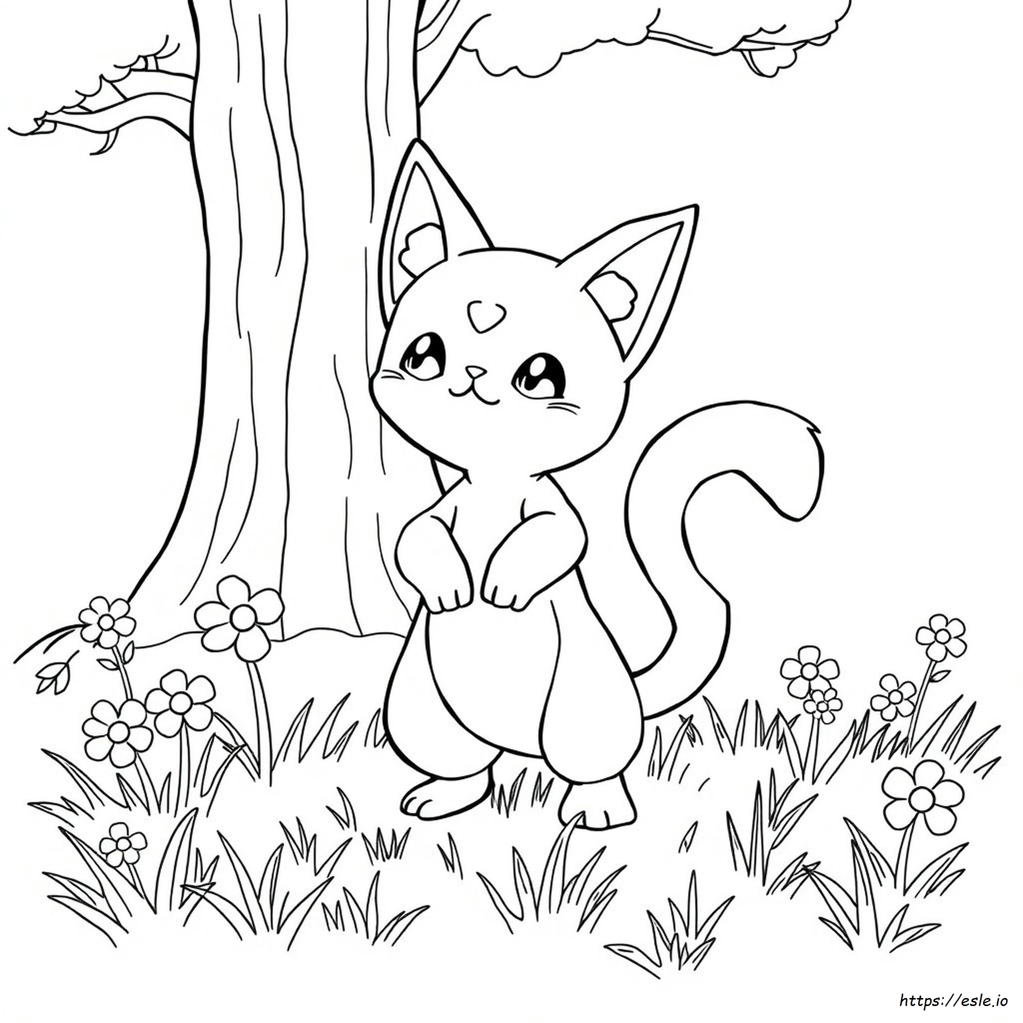 Meowth Gambar Mewarnai - Halaman PDF untuk Dicetak Gratis