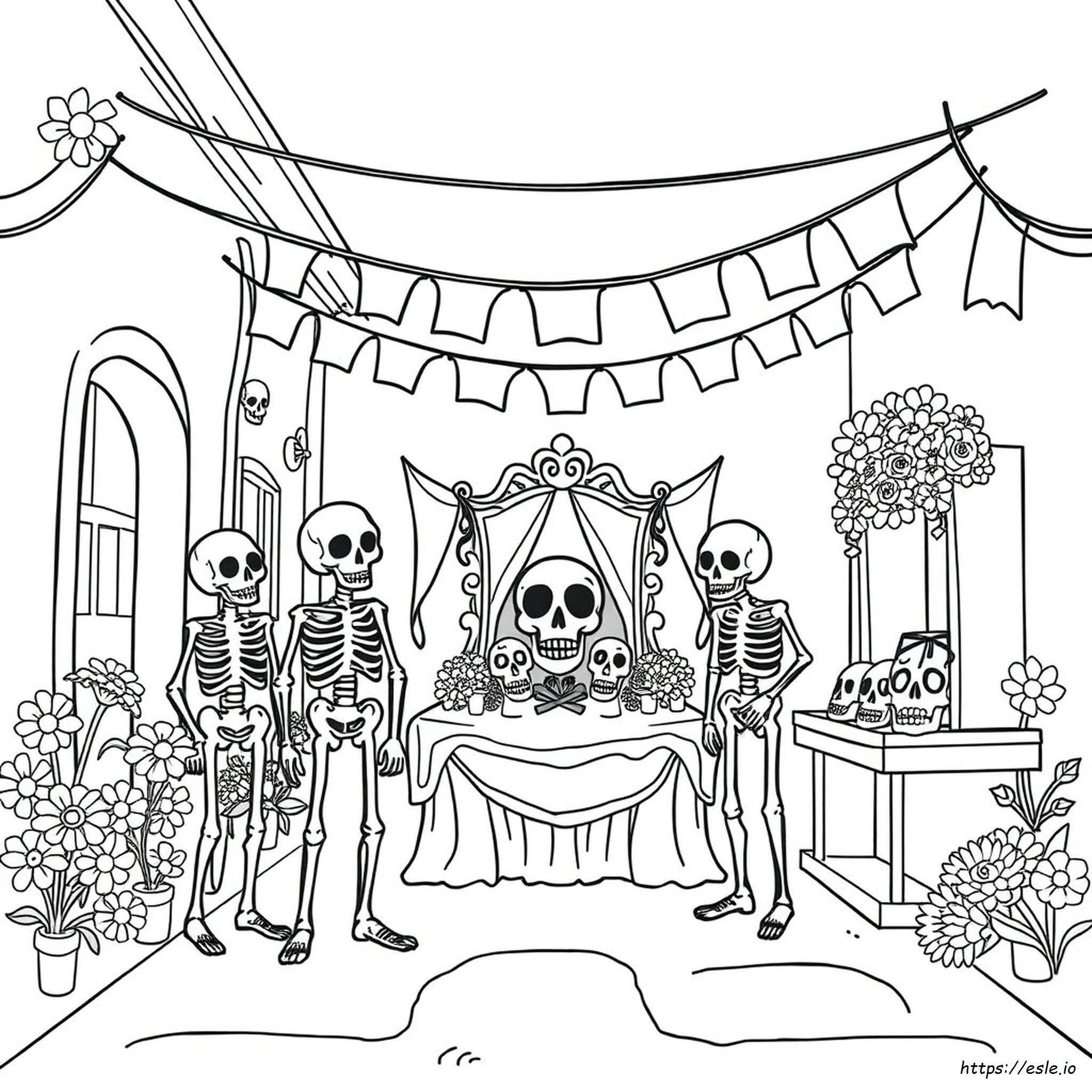 死者の日 ぬりえ 無料 PDF