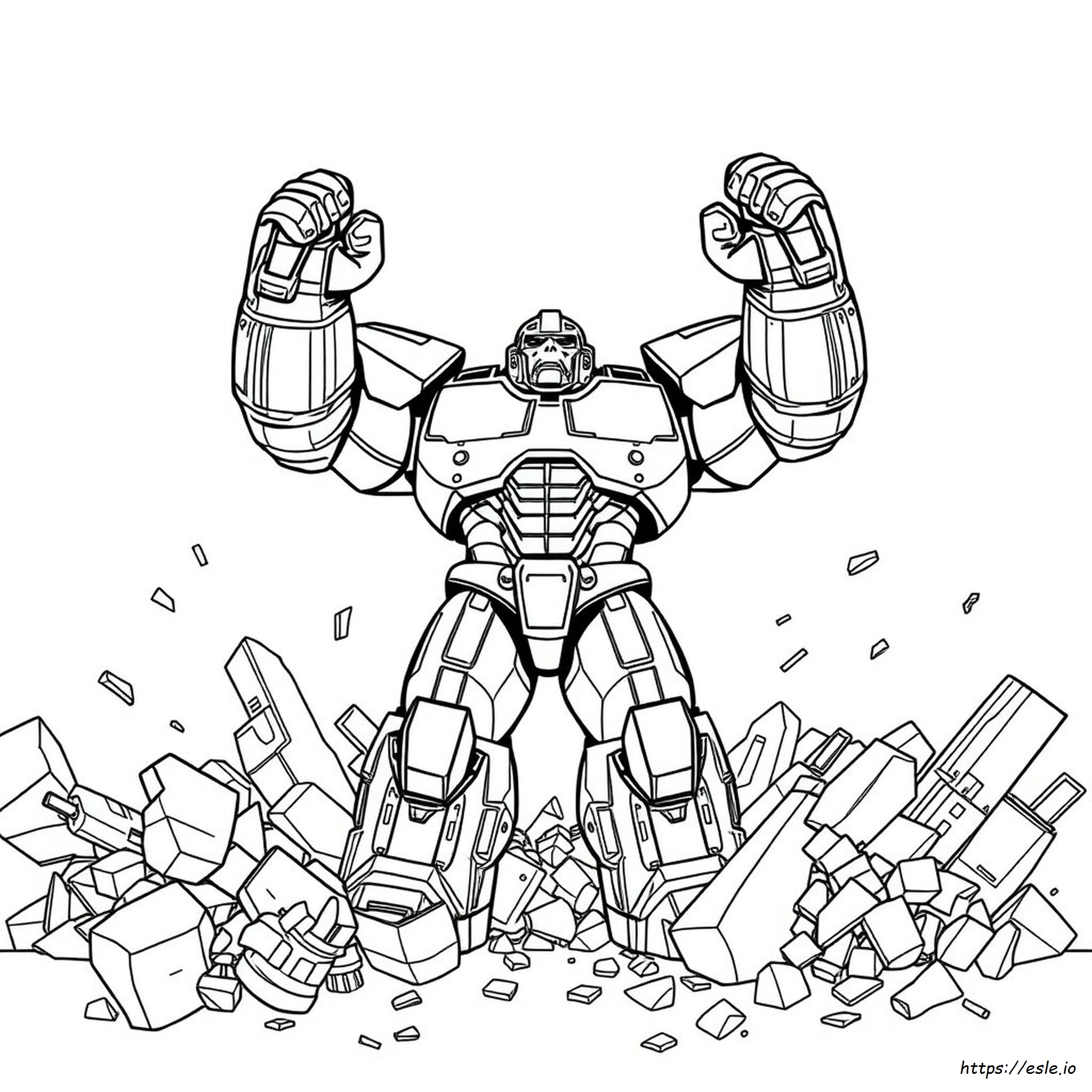 Hulkbuster Coloring Page - Free Printable PDF