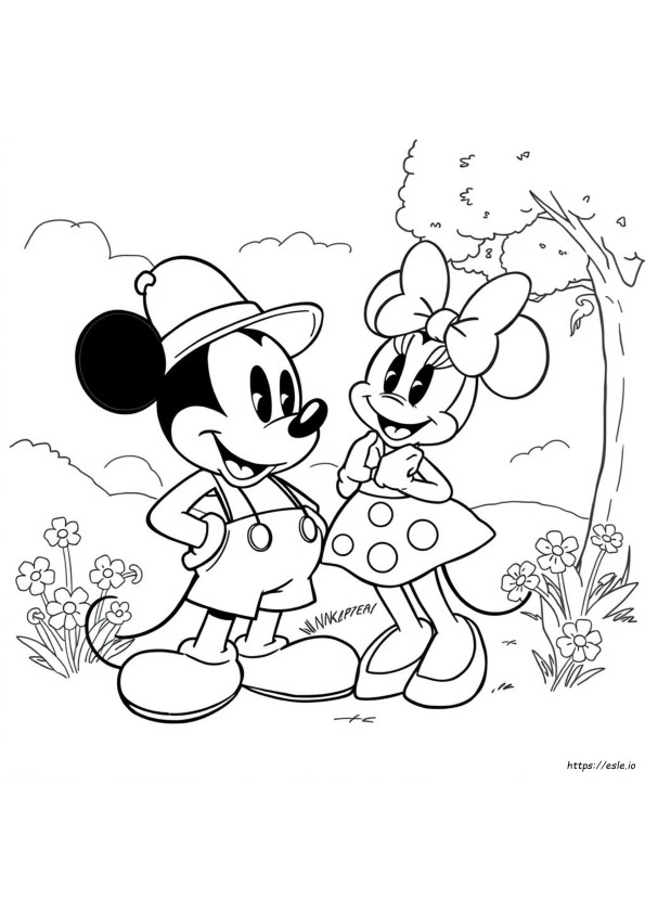 Mickey Mouse Shorts Coloring Pages
