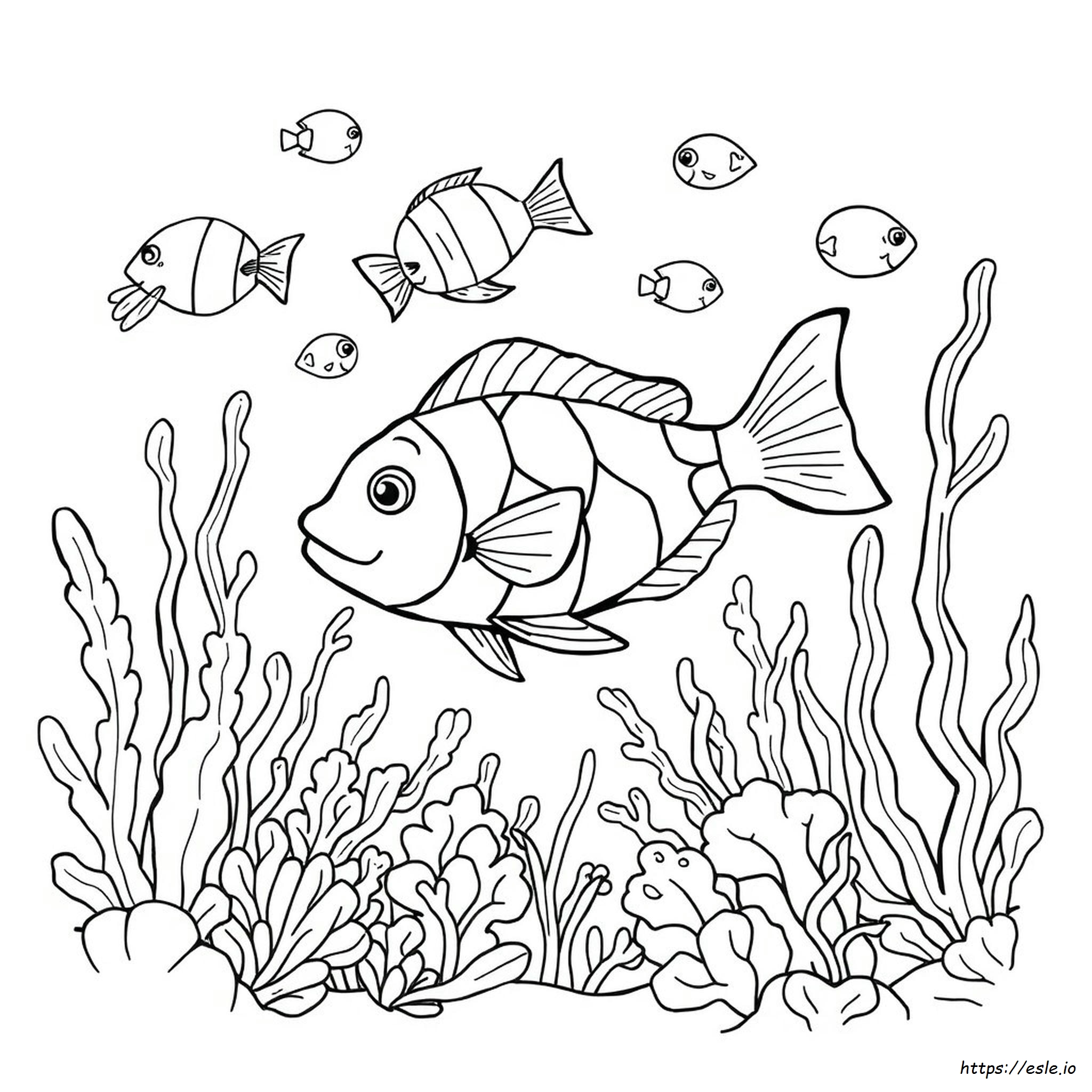 Zoonomaly Fish Coloring Page