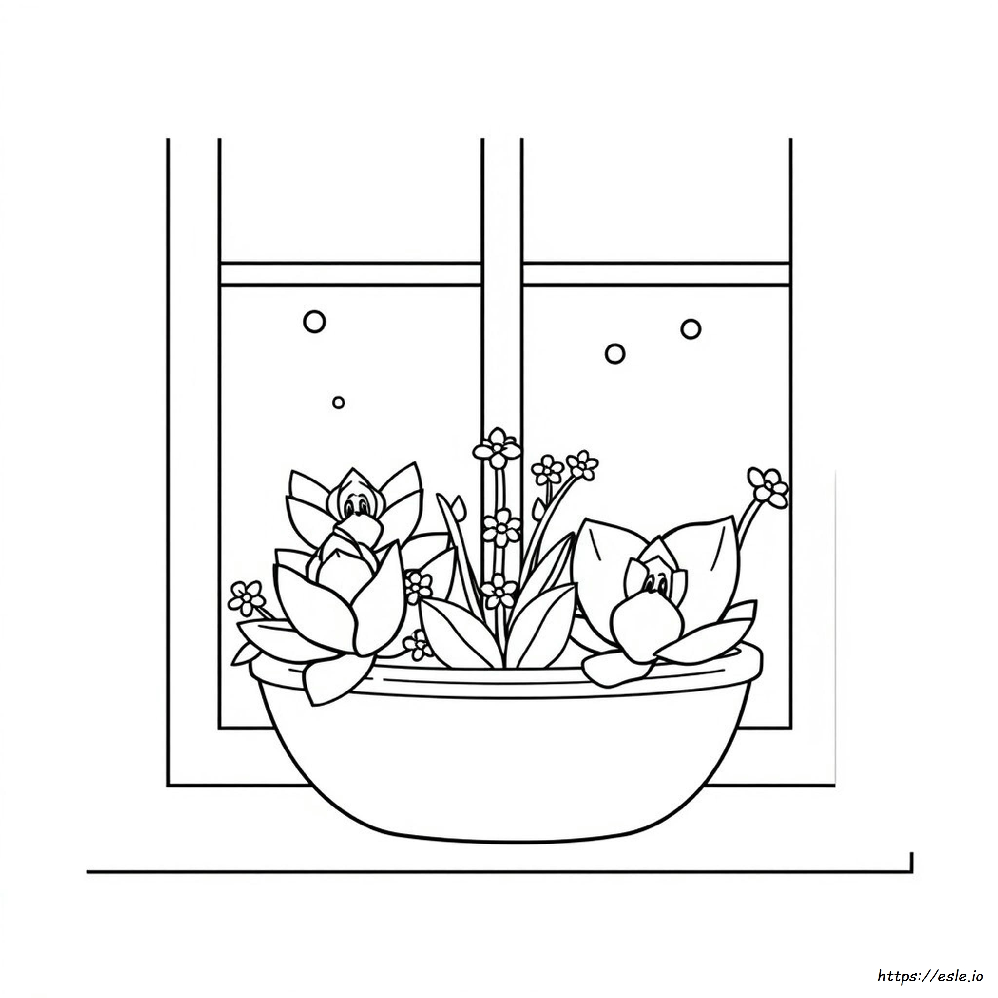 Cute Succulent Coloring Page for Kids and Adults