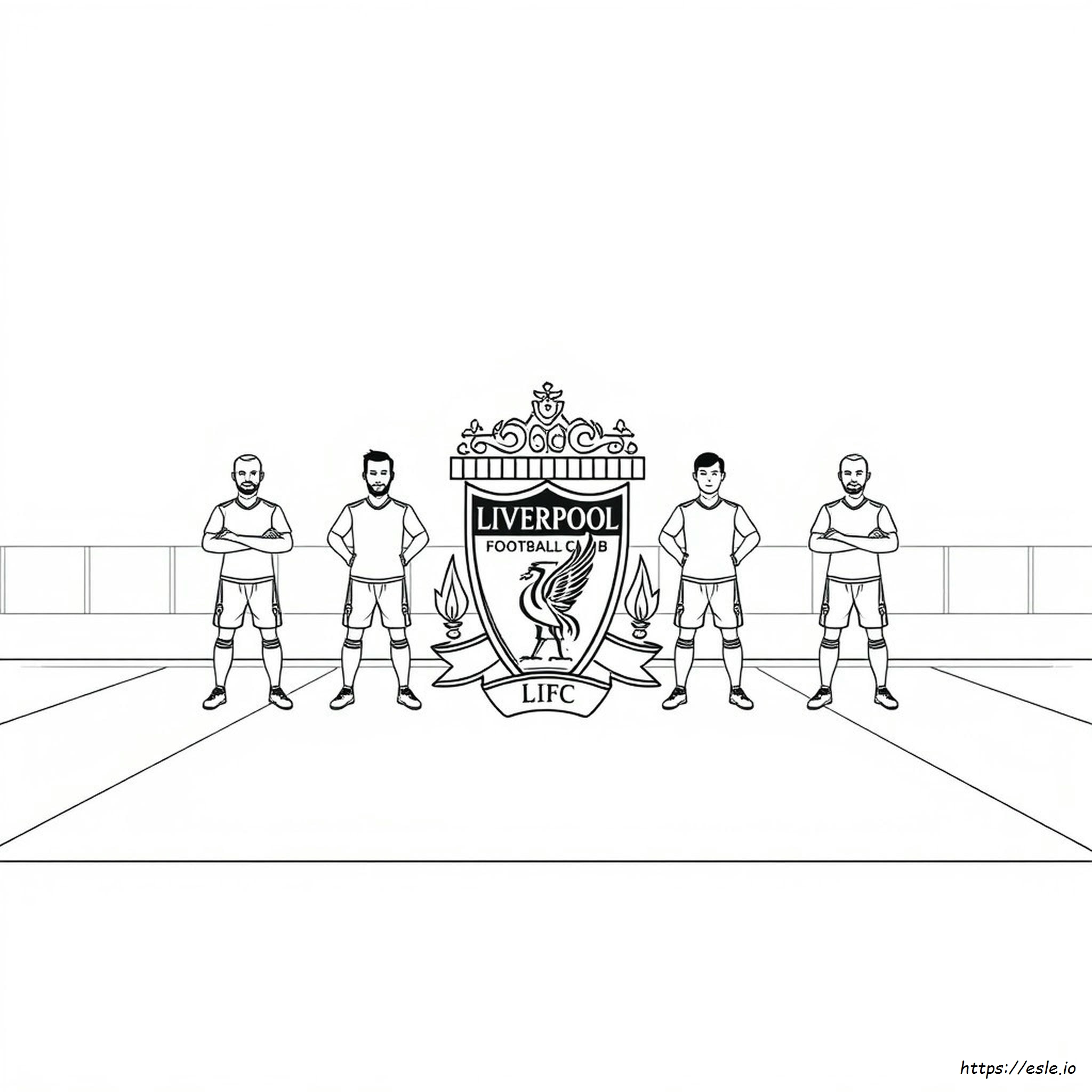 Kolorowanka Liverpool Fc