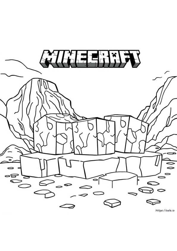 Minecraft Magma Cube Coloring Pages