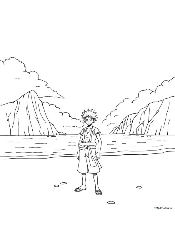 Zoro Coloring Pages Wano