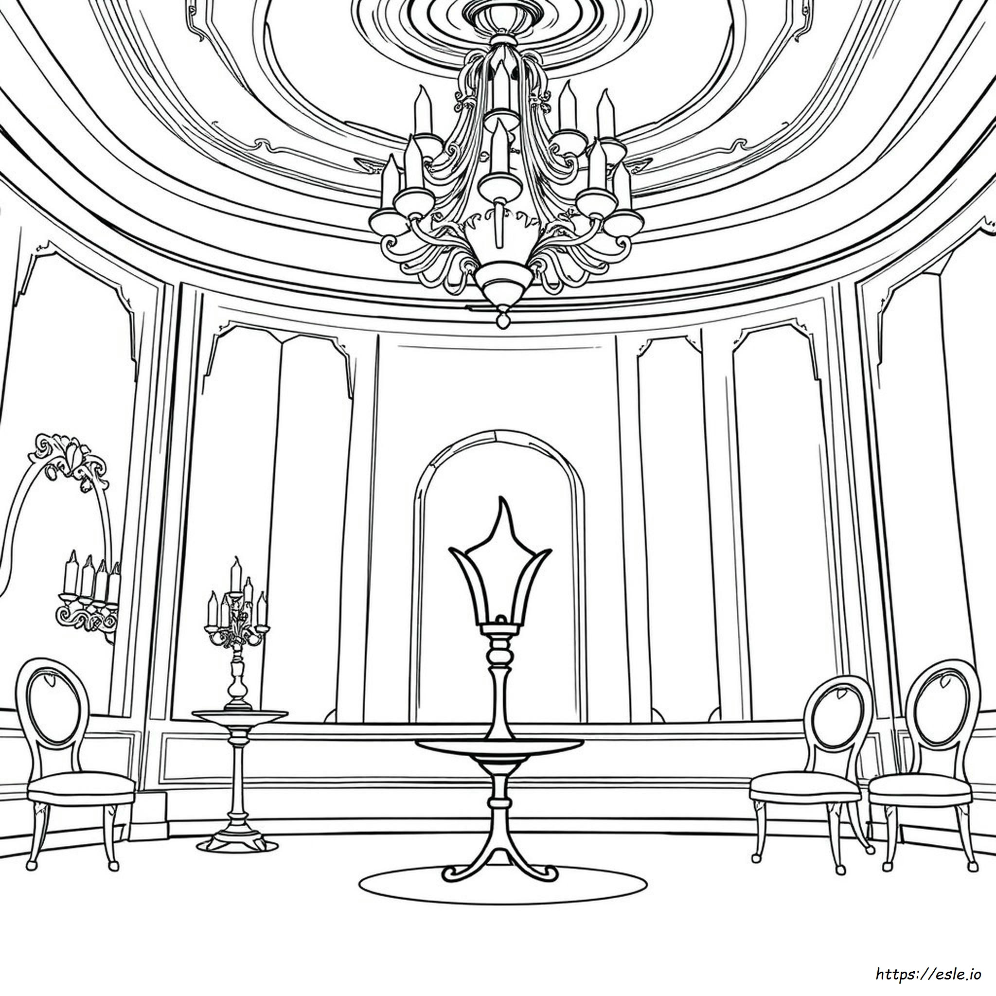 Lumiere coloring page