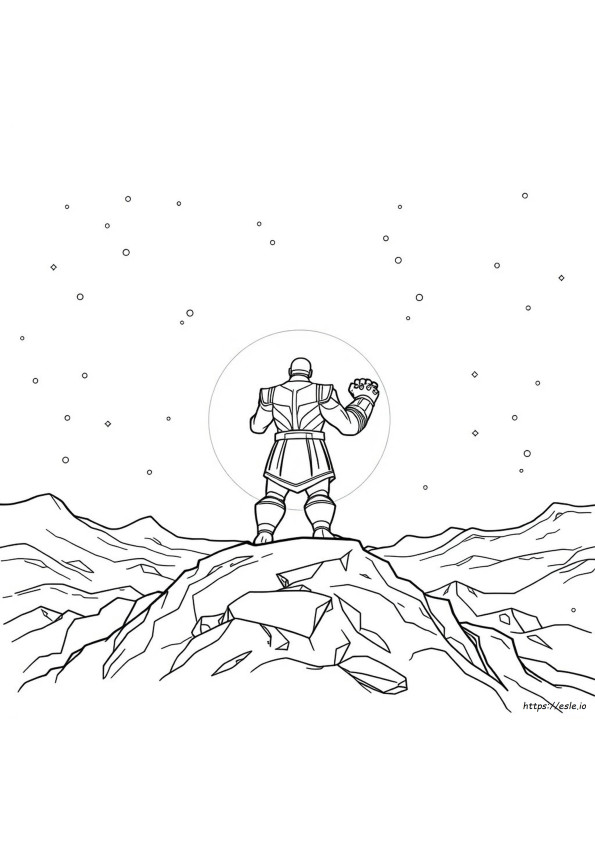 Coloriage Thanos À Imprimer Gratuit