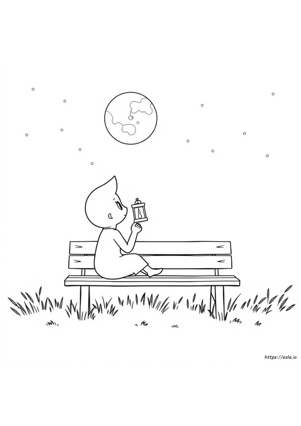 Coloriage Luna