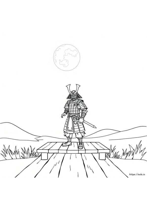 Coloriages De Samouraïs À Imprimer