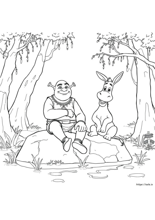 Shrek Ausmalbilder