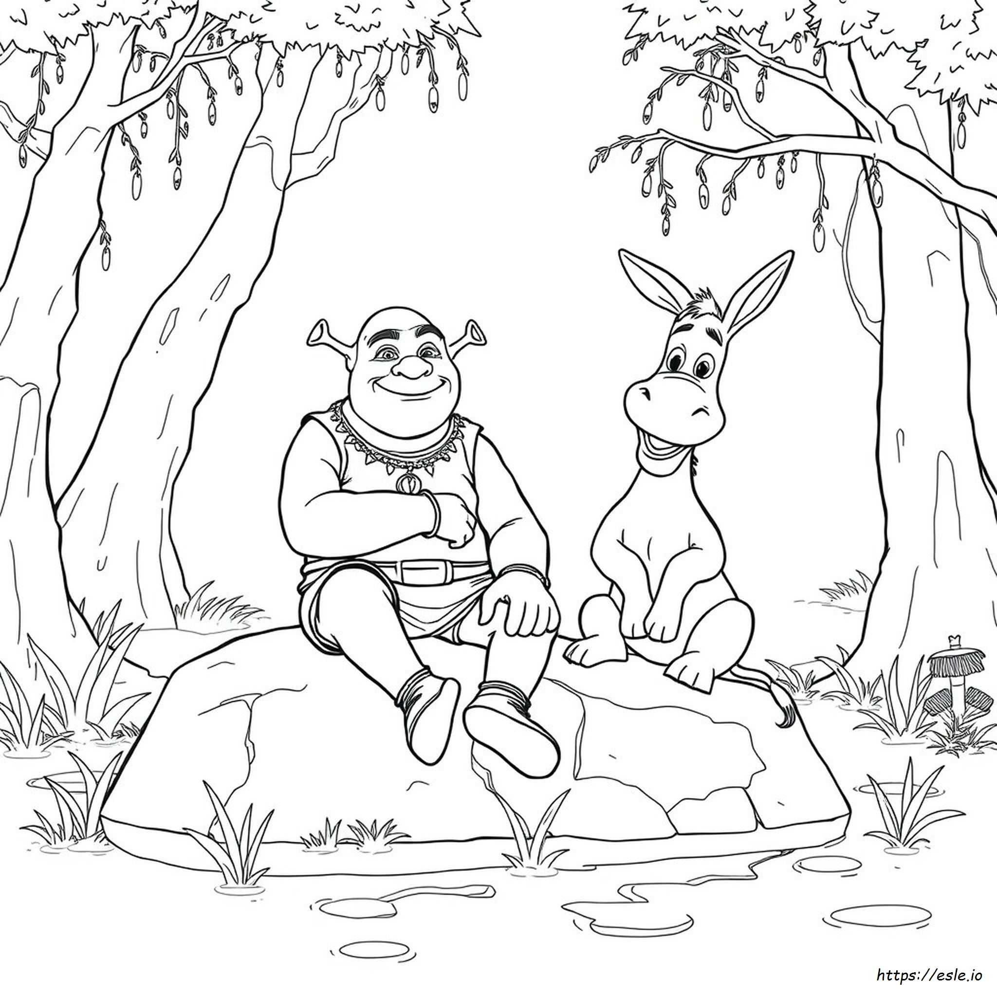 Shrek Ausmalbilder