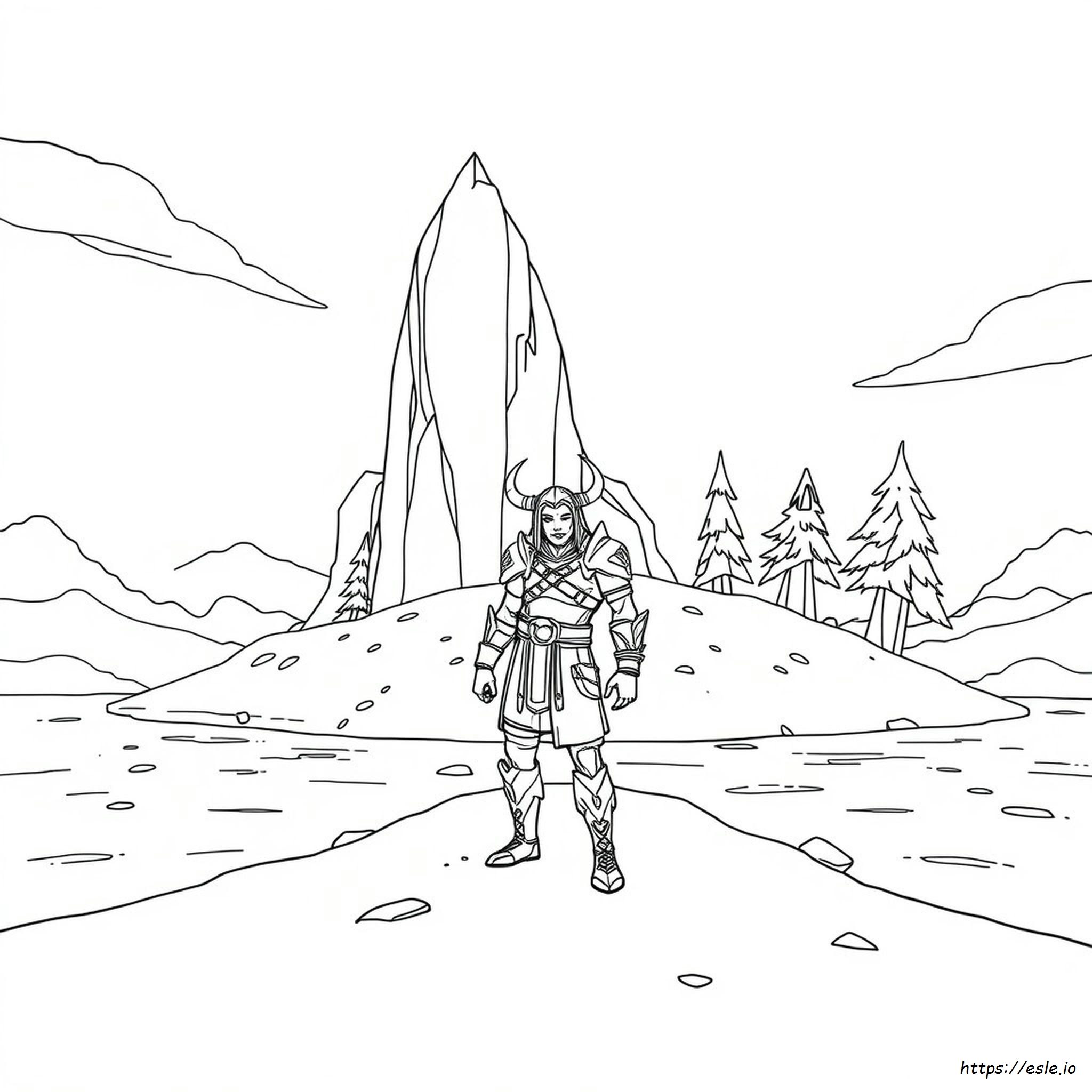 Fortnite Ragnarok Coloring Pages